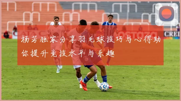 杨芳独家分享羽毛球技巧与心得助你提升竞技水平与乐趣
