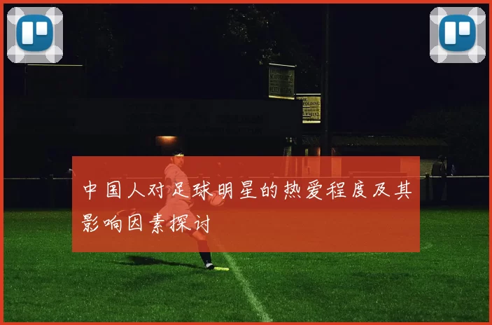 中国人对足球明星的热爱程度及其影响因素探讨